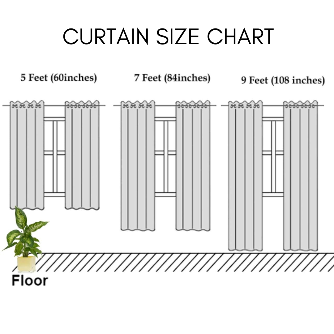 Beige Georgette Full Ruffle Curtains