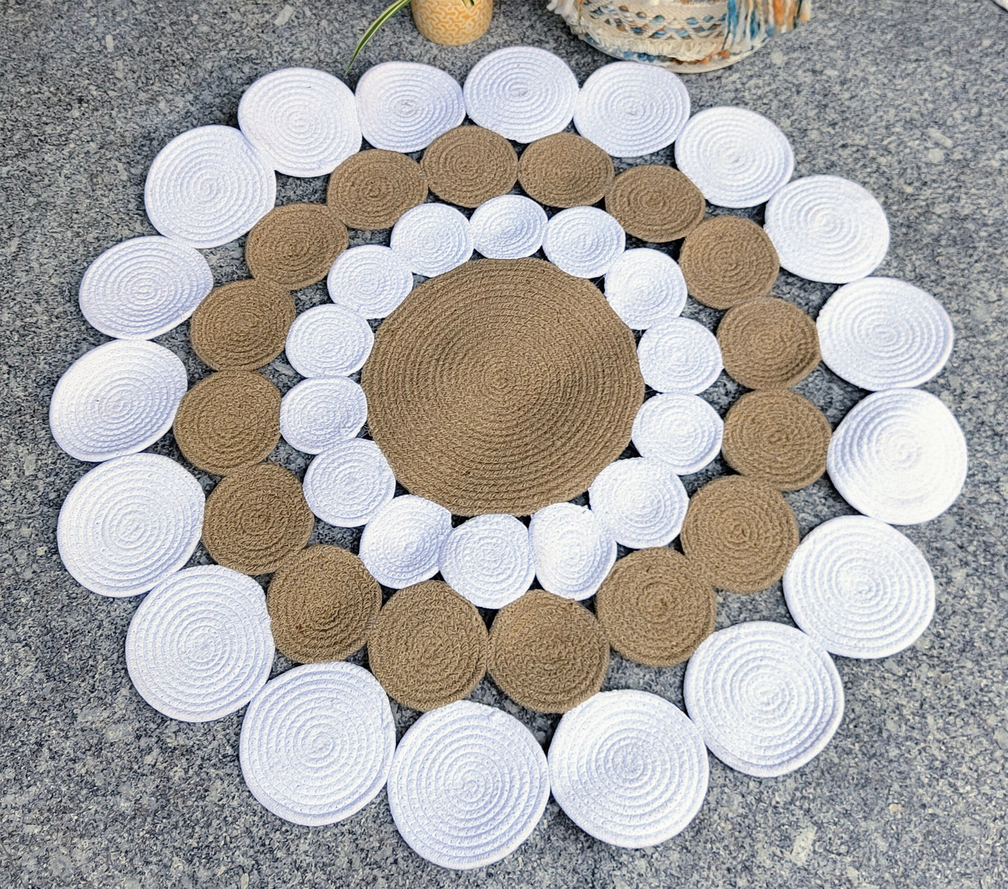 Cotton Rope Circle Mat Rug