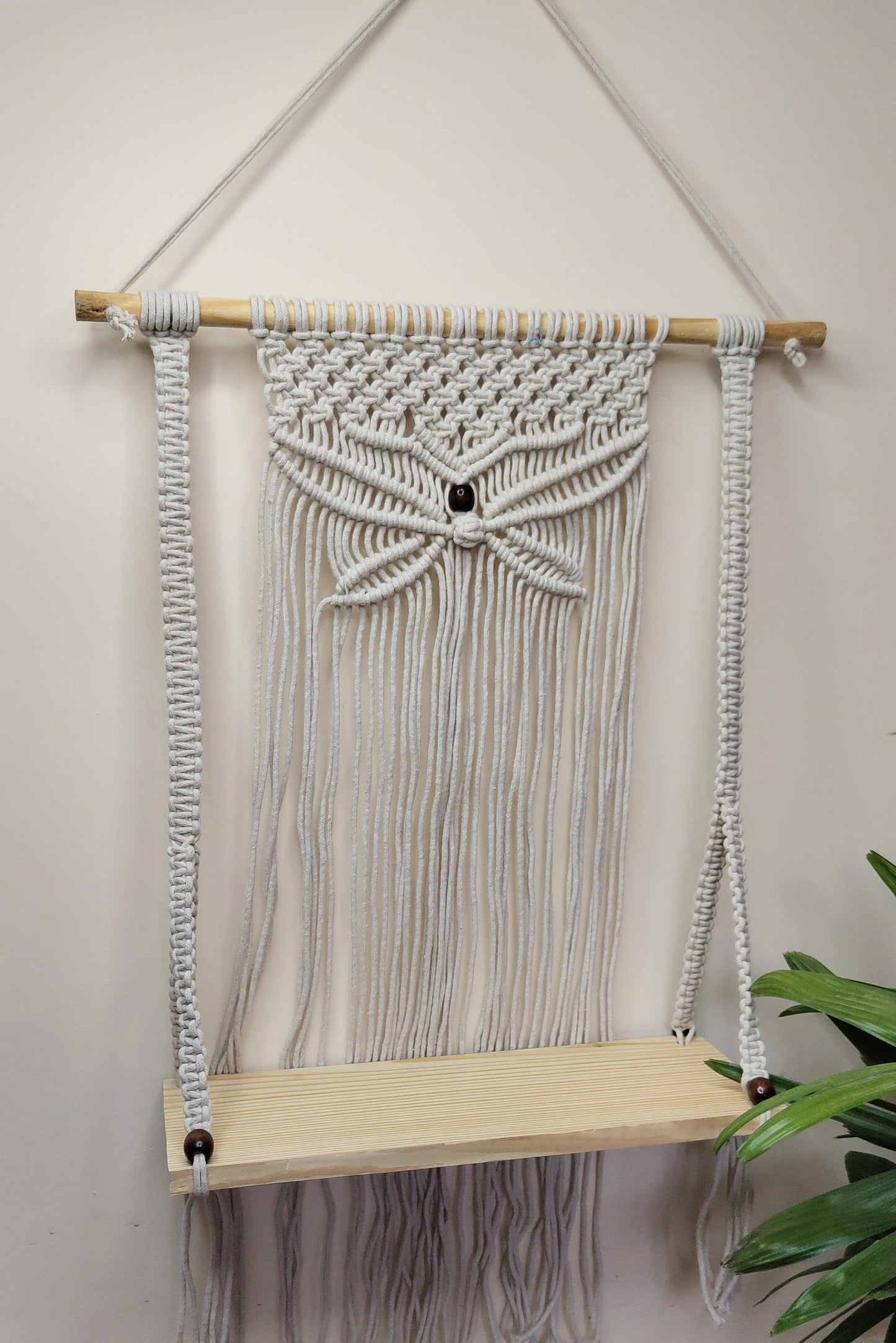 Macrame Wall Shelf Dragonfly