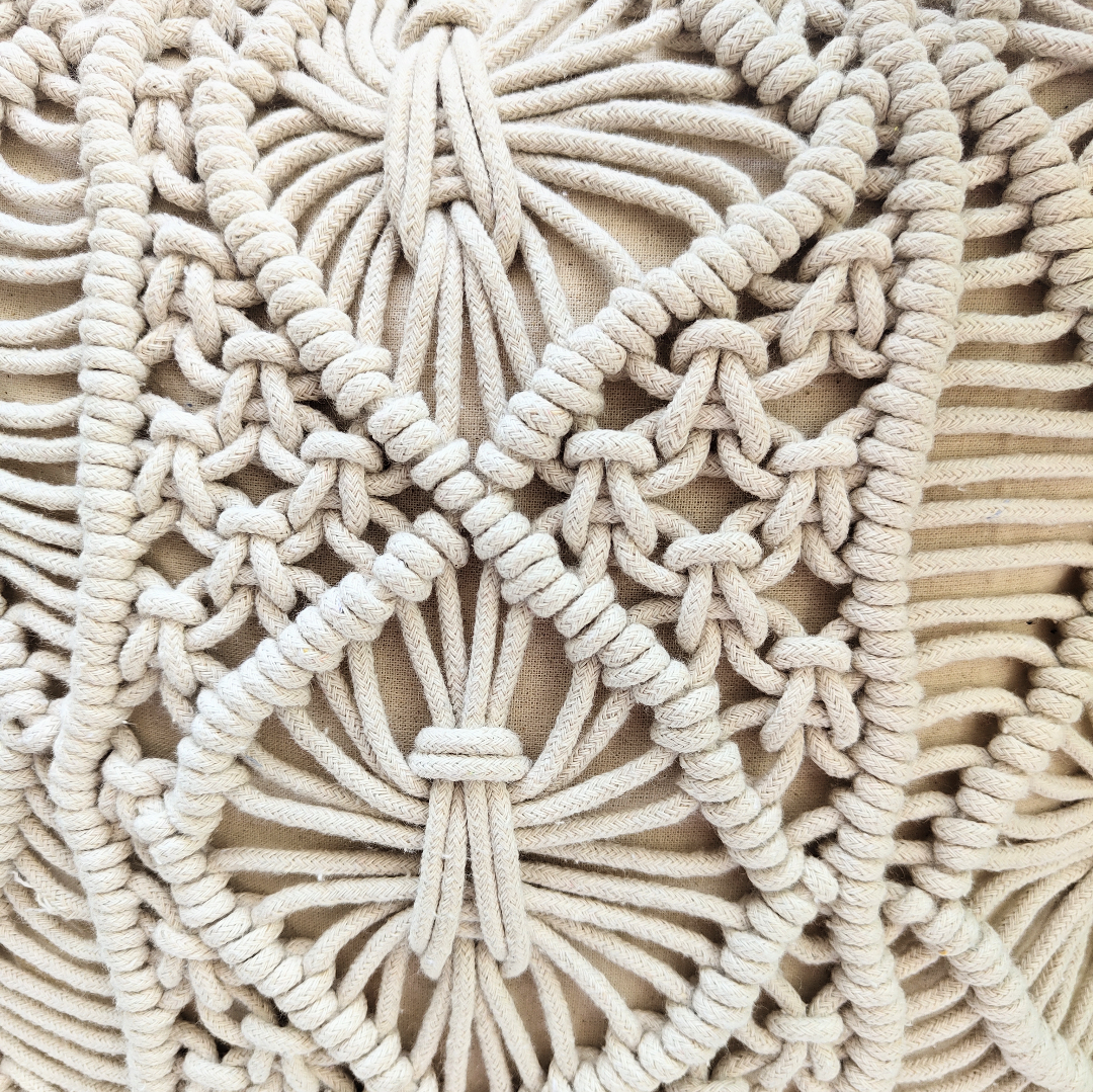 Fringes Macrame Cushion Cover