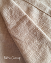 Natural Cotton Slub Sofa Cover with Celestial Tassels