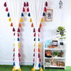 Hyppy Soul Tassel White Curtains (Cotton & Sheer)