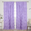 Lavender Cotton Full Ruffle Curtains