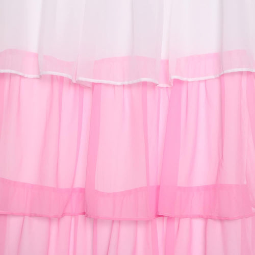 Blush Full Ruffle Curtains