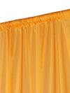 Yellow Bottom Ruffle Cotton Curtains