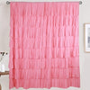 Pink Cotton Full Ruffle Curtains