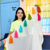 Rainbow Tassel Cream Curtains (Cotton/Sheer)
