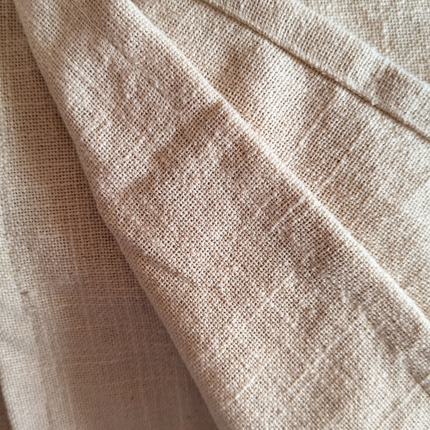 Marigold Cotton Slub Sofa Cover with Multi Tassels
