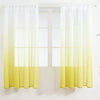 Lemon Ombre Dyed Sheer Curtains