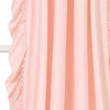 Peach Side Frill Curtains 100% Cotton Material
