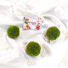 Handmade Premium wool Pompom Moss Green color
