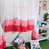 Small Bottom Ruffle Curtains Sheer (4 colors)