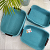 Beige Rectangle Storage Baskets (Set of 3)