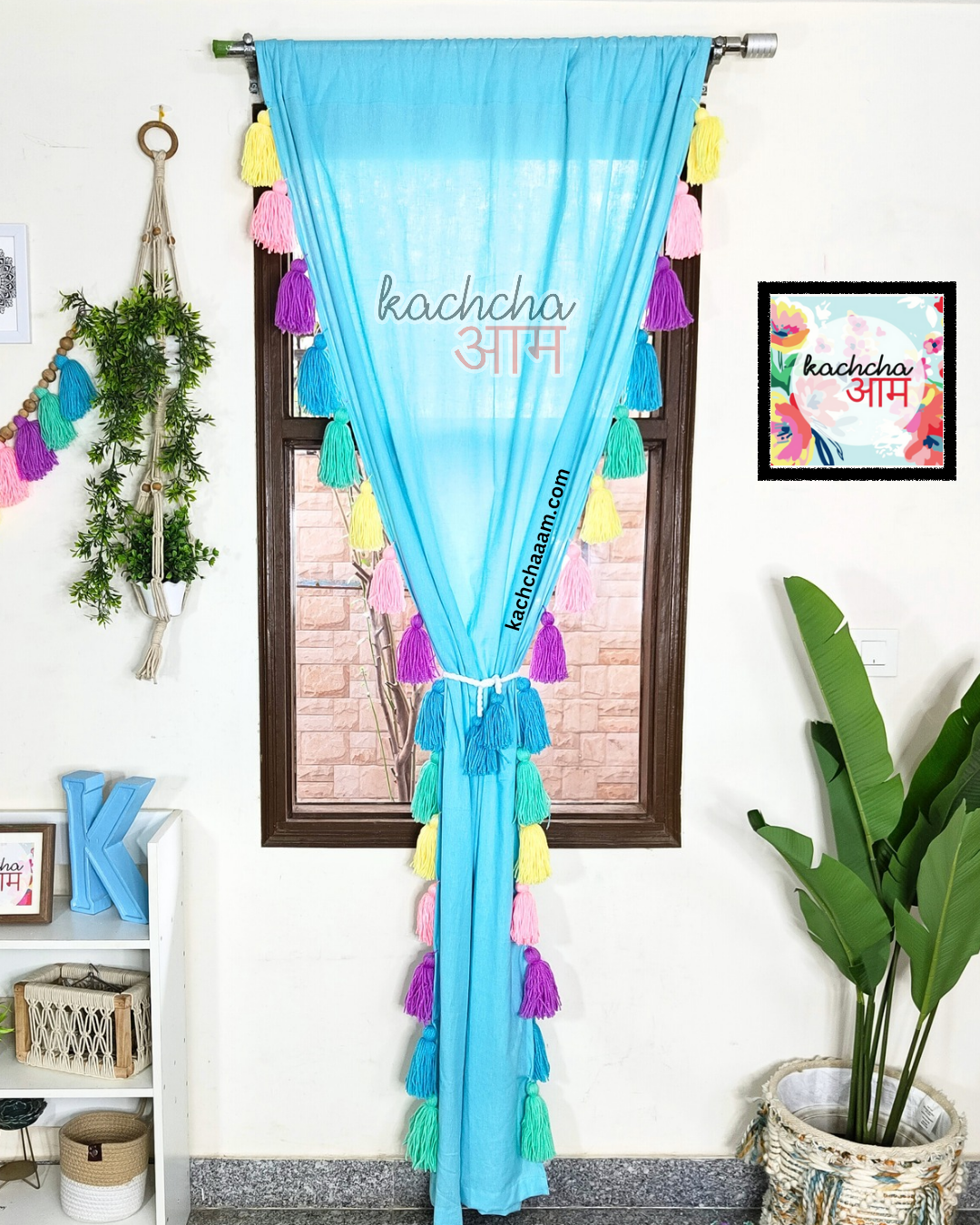 Celestial Sky Inspired Tassels Sky Curtains (Cotton/Sheer)