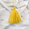 Handmade Big Size Wool Tassels Lemon color
