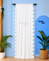 White Tassel White Curtains (Cotton & Sheer)