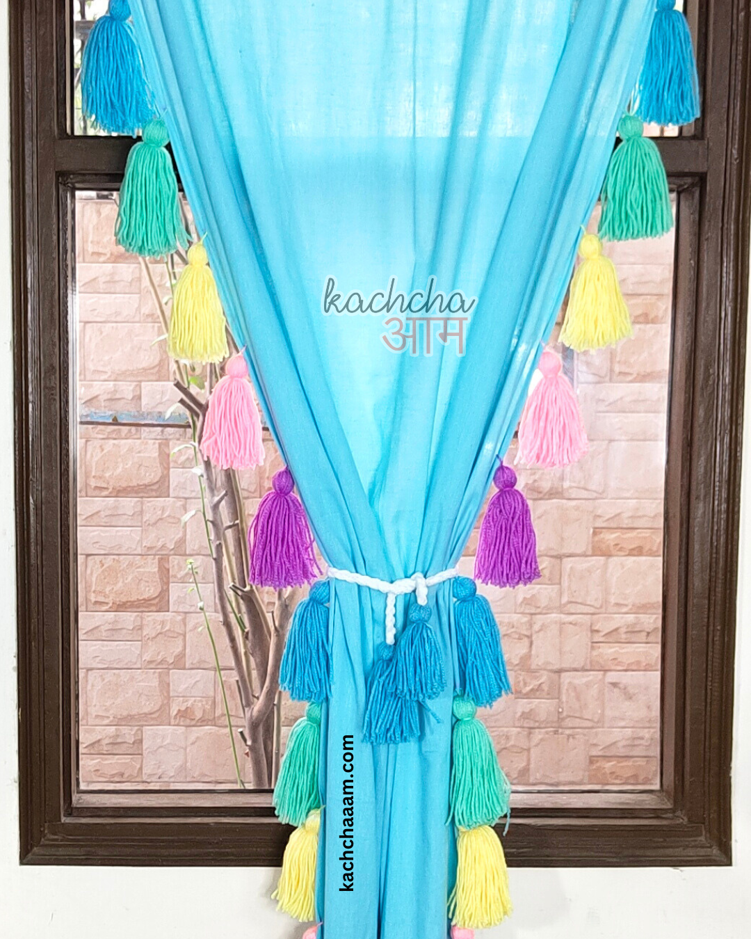 Celestial Sky Inspired Tassels Sky Curtains (Cotton/Sheer)