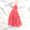 Handmade Big Size Wool Tassels Peach color