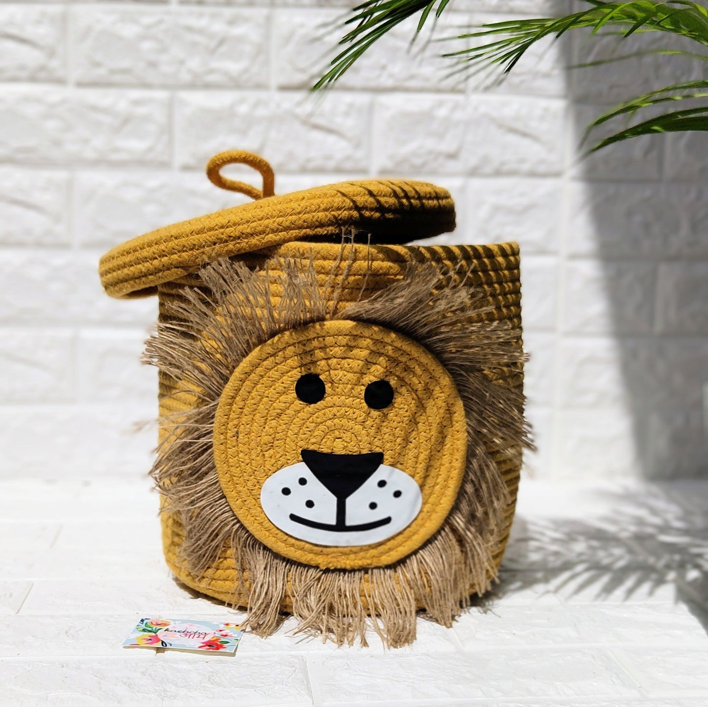Lion Storage Basket