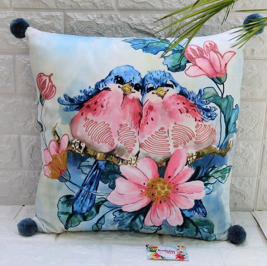 Love Birds Cushion Cover