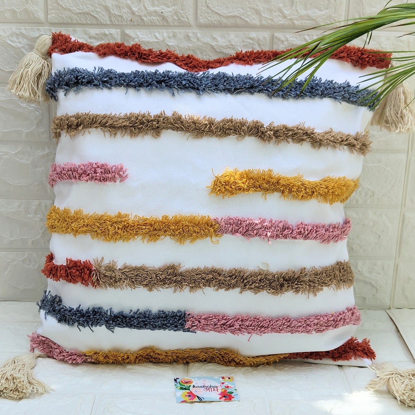 Multi Lines Boho Cushion Cover
