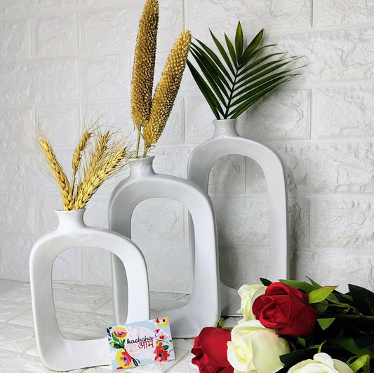Showstopper Oval Ceramic Vases