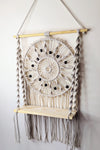 Macrame Wall Shelf Round
