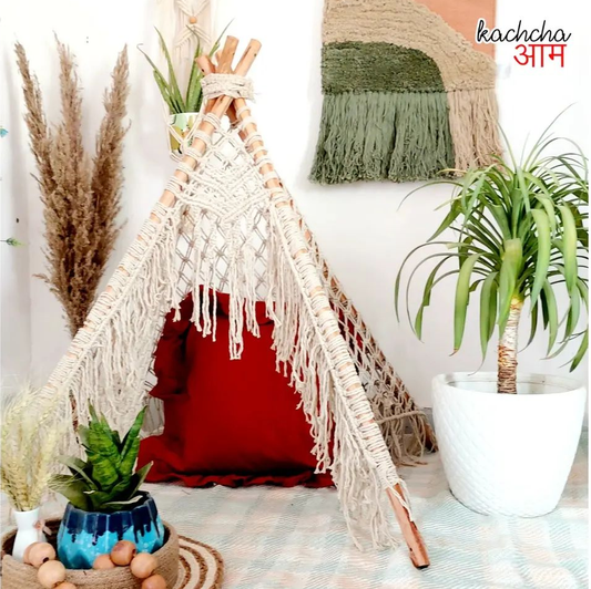Macramé Tent for Kids
