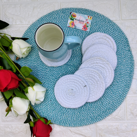 White Coasters